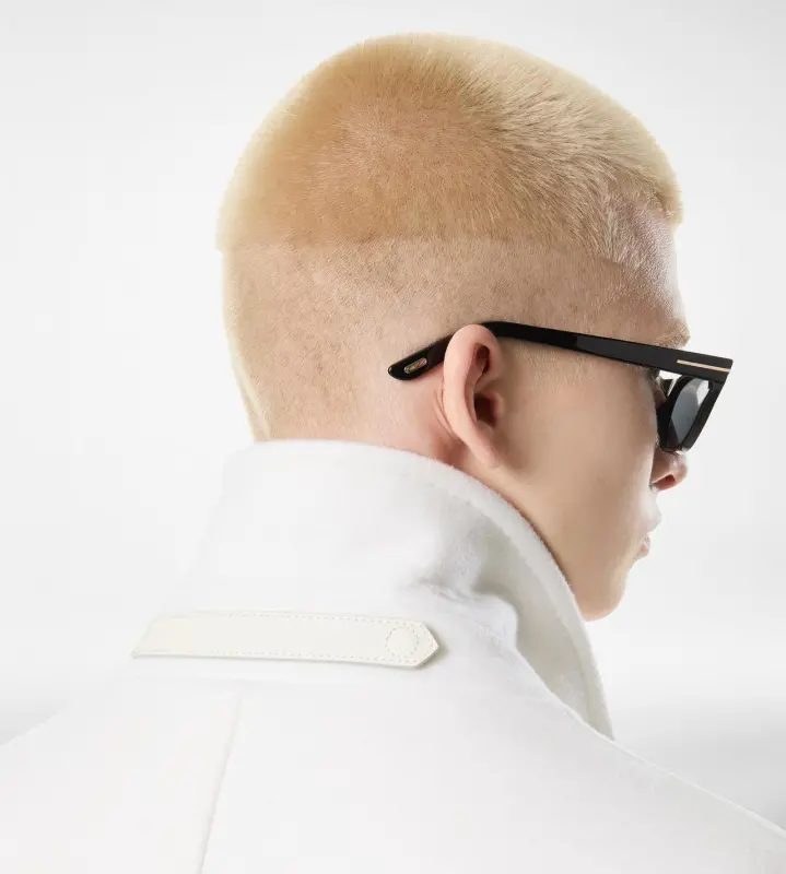 DOUBLE SPLITTABLE CASHMERE OVERCOAT WHITE online